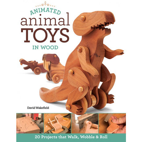 Animated Animal Toys in Wood by David Wakefield