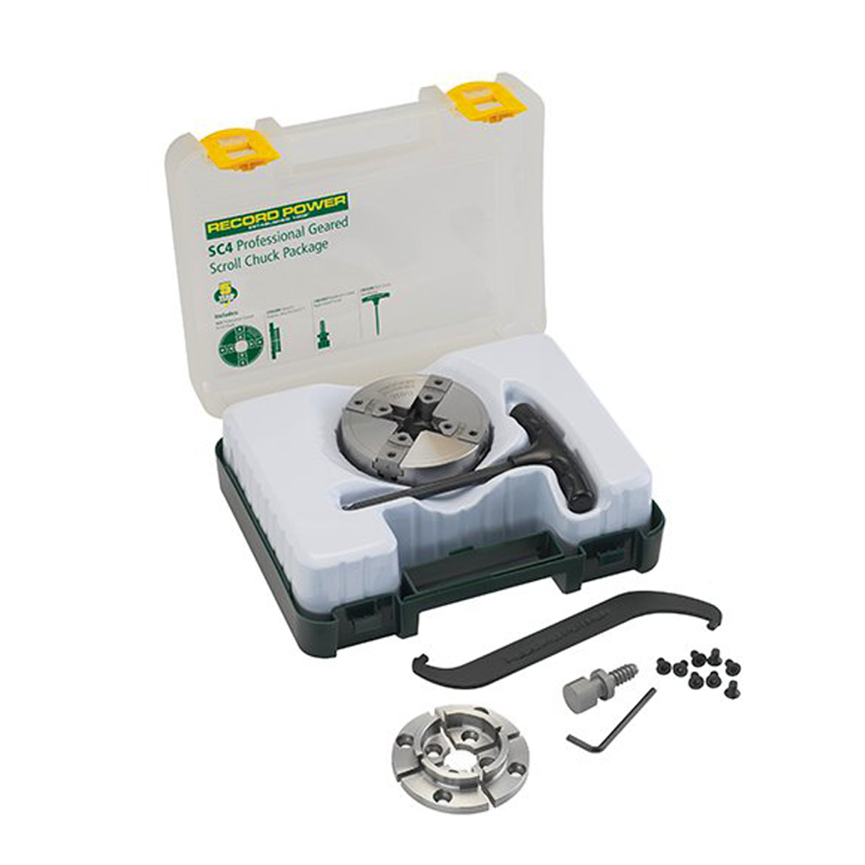 Record Power SC4 Professional Geared Scroll Chuck