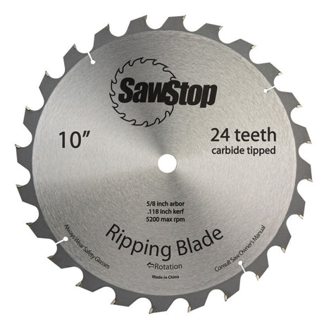 305208: SawStop Standard Series 10 inch Saw Blade