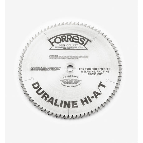 Forrest Duraline High-A/T Blade - 10"   80 tooth
