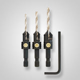 Snappy Drill-Countersink - Set of 3