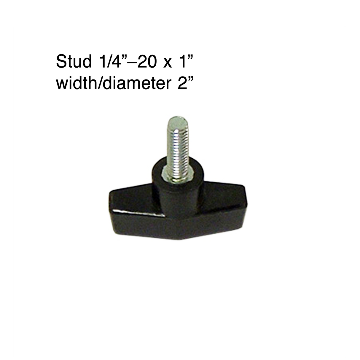 485604: T-Knob - 1/4 inch-20 x 1" (Stud)
