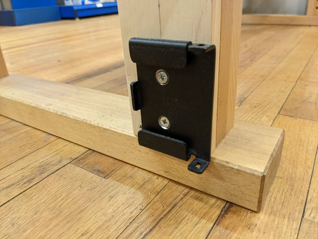 Workbench Caster Kit with Quick Release Mounting Plates