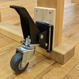 Workbench Caster Kit with Quick Release Mounting Plates