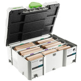 Festool Domino XL DF 700 Cutter & Tenon Assortment Systainer