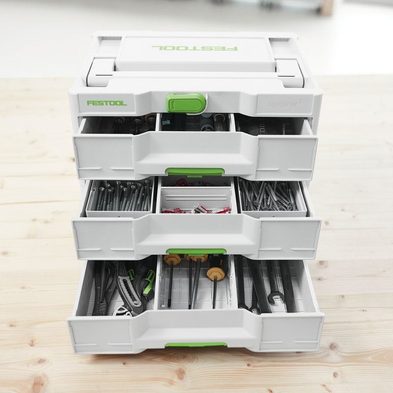 Festool SYS3 Sortainer M 337 Multi-Drawer Storage Cases