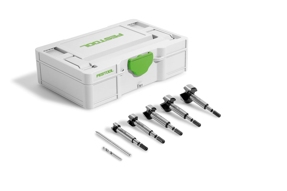 Festool Set of Five Centrotec Forstner Bits in SYS3 S 76 Systainer