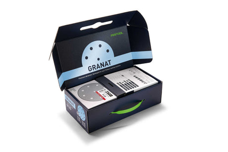 Festool Granat 125mm Sanding Disc Starter Set - Pack of 60