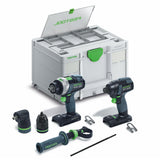 Festool Basic Cordless Combo Set - TID 18 + TPC 18/4