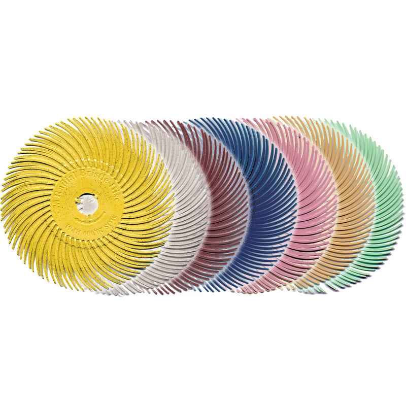 Foredom 3 inch Radial Bristle Brush - Pack of 6