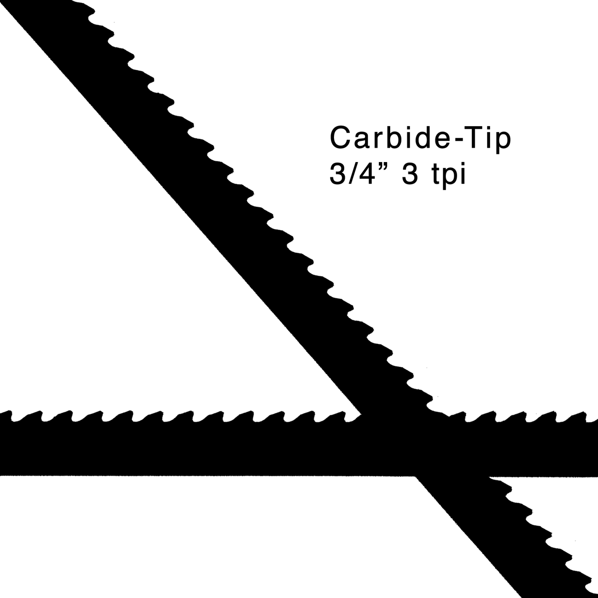 Premium Carbide-Tipped Bandsaw Blade
