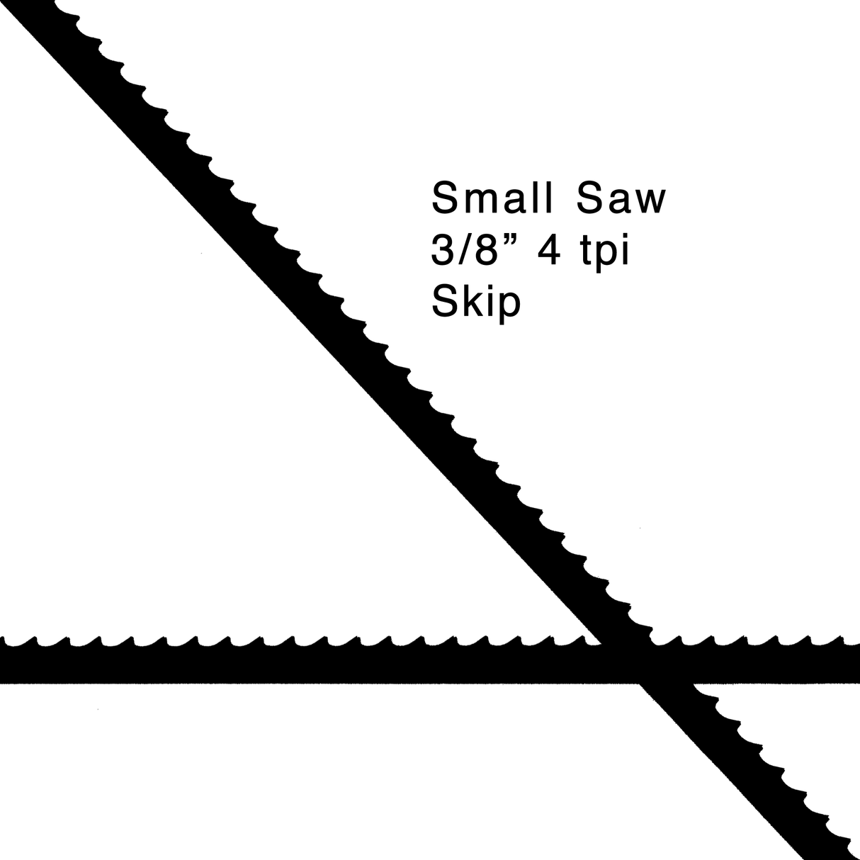 3/8 inch 4TPI Bandsaw Blades for Small Bandsaws