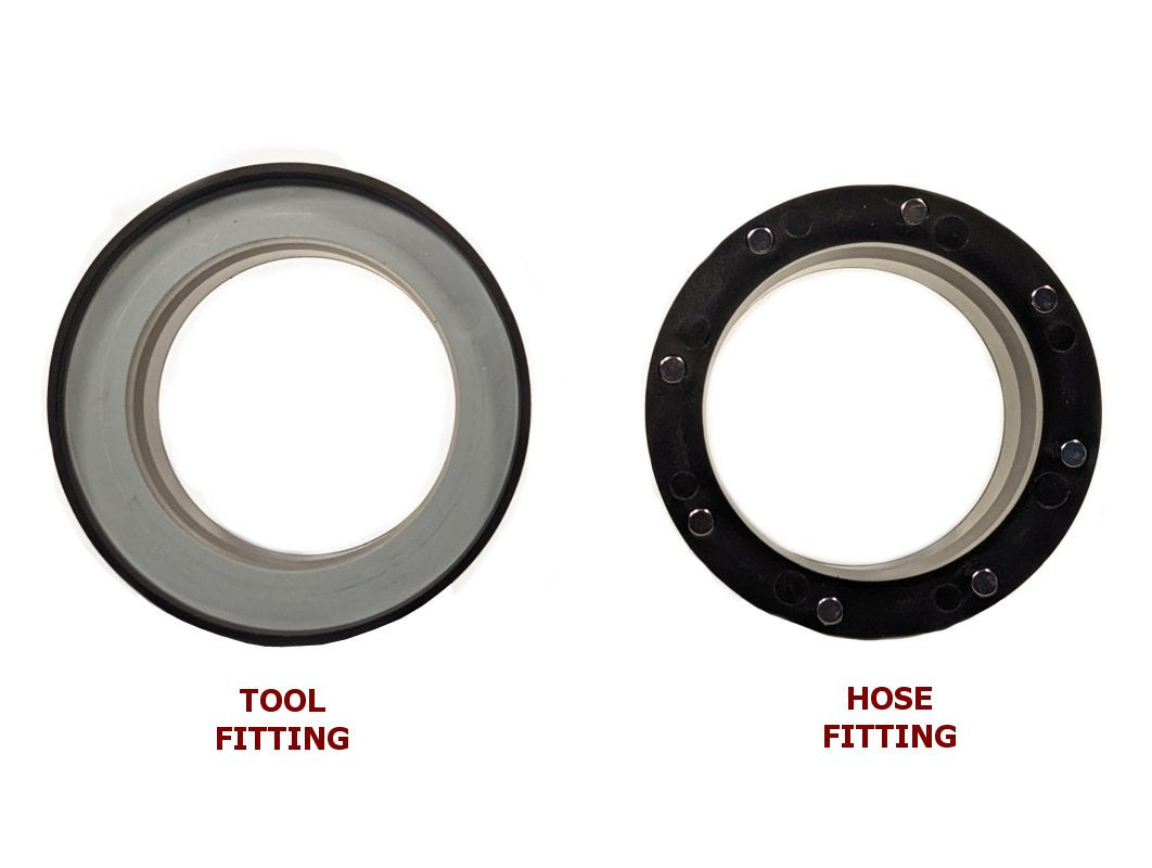 Magnetic Quick Connect Dust Fittings - 4 inch
