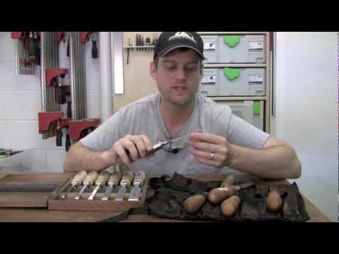 Narex Premium 6-Piece Bench Chisel Set in Wooden Box