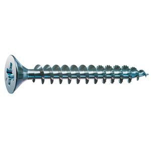 Spax Flat-Head Zinc Plated Screws - Unidrive - Square Drive