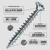 Spax Flat-Head Zinc Plated Screws - Unidrive - Square Drive